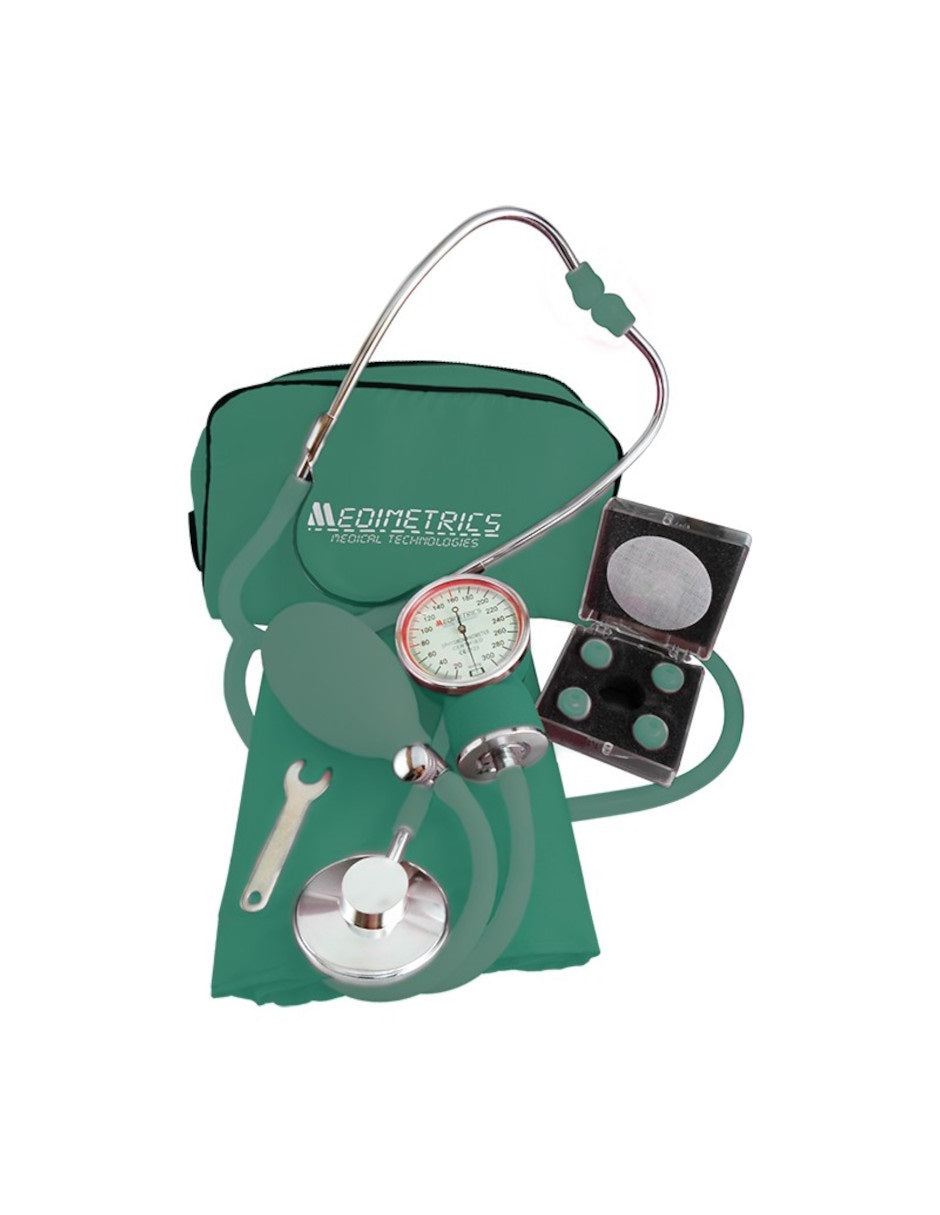 KIT DE BAUMA ANEROIDE CON ESTETO SIMPLE (VERDE)