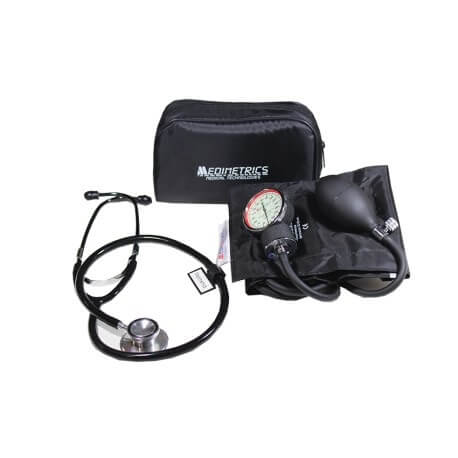 KIT DE BAUMA ANEROIDE CON ESTETO DUPLEX (NEGRO)